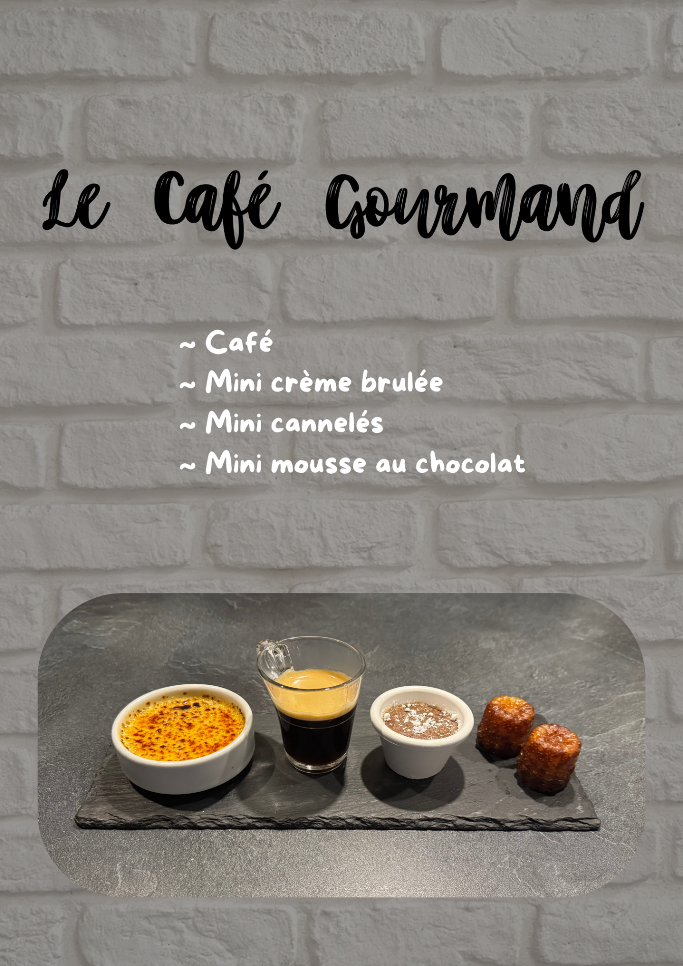 Le Caf&eacute; Gourmand